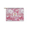 Pink Camo Zipper Pouch Small (Front)