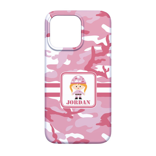 Pink Camo iPhone 13 Case - Back