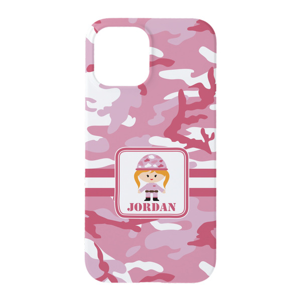 Pink Camo iPhone 15 Case - Back