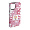 Pink Camo iPhone 15 Pro Tough Case - Angle