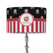 Pirate & Stripes 12" Drum Lampshade - ON STAND (Fabric)