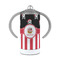 Pirate & Stripes 12 oz Stainless Steel Sippy Cups - FRONT