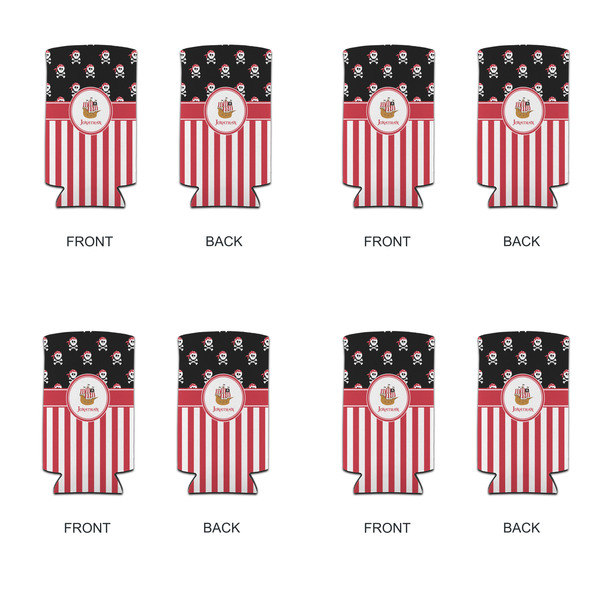 Pirate & Stripes 12oz Tall Can Sleeve - Set of 4 - APPROVAL