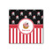 Pirate & Stripes Wood Print - 12x12 (Personalized)