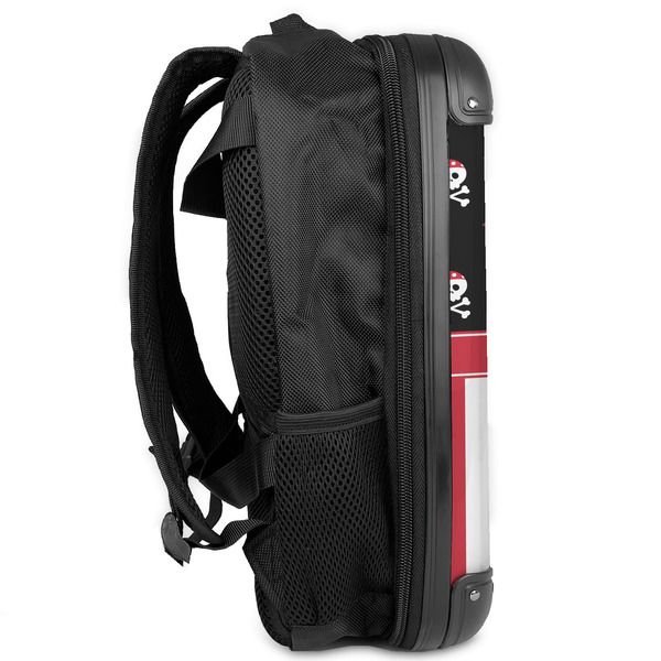 Pirate & Stripes 13" Hard Shell Backpacks - Side View