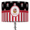 Pirate & Stripes 16" Drum Lampshade - ON STAND (Fabric)
