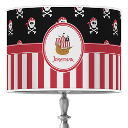 Pirate & Stripes Drum Lamp Shade (Personalized)