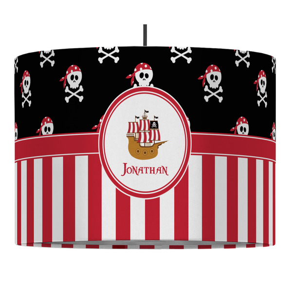 Pirate & Stripes 16" Drum Lampshade - PENDANT (Fabric)