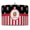 Pirate & Stripes Drum Pendant Lamp (Personalized)