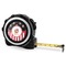 Pirate & Stripes 16 Foot Black & Silver Tape Measures - Front