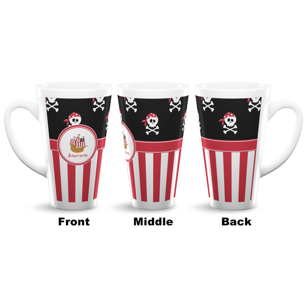 Pirate & Stripes 16 Oz Latte Mug - Approval