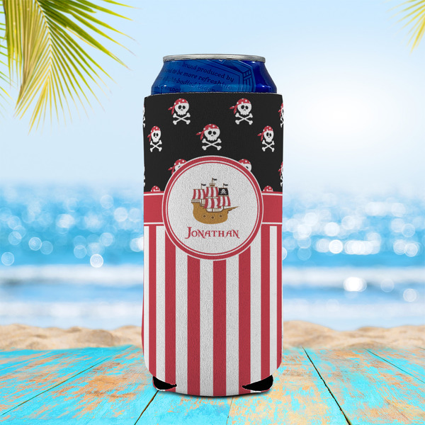 Pirate & Stripes 16oz Can Sleeve - LIFESTYLE