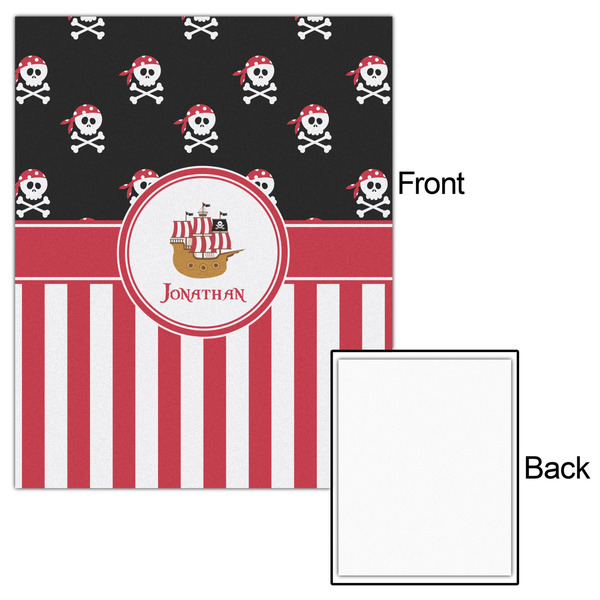 Pirate & Stripes 16x20 - Matte Poster - Front & Back
