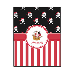 Pirate & Stripes Wood Print - 16x20 (Personalized)
