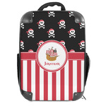 Pirate & Stripes 18" Hard Shell Backpack (Personalized)