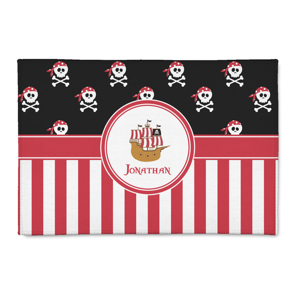 Custom Pirate & Stripes 2' x 3' Indoor Area Rug (Personalized)