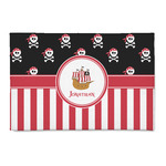 Pirate & Stripes Patio Rug (Personalized)