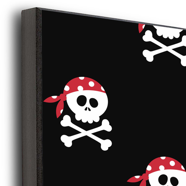Pirate & Stripes 20x24 Wood Print - Closeup