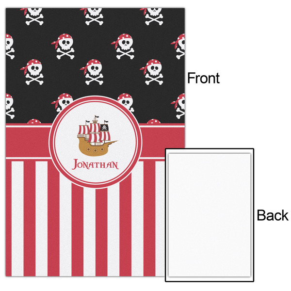 Pirate & Stripes 24x36 - Matte Poster - Front & Back
