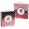 Pirate & Stripes 3-Ring Binder Front and Back