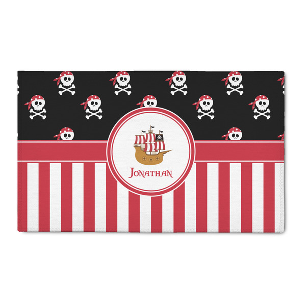 Custom Pirate & Stripes 3' x 5' Patio Rug (Personalized)