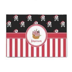 Pirate & Stripes 4' x 6' Indoor Area Rug (Personalized)