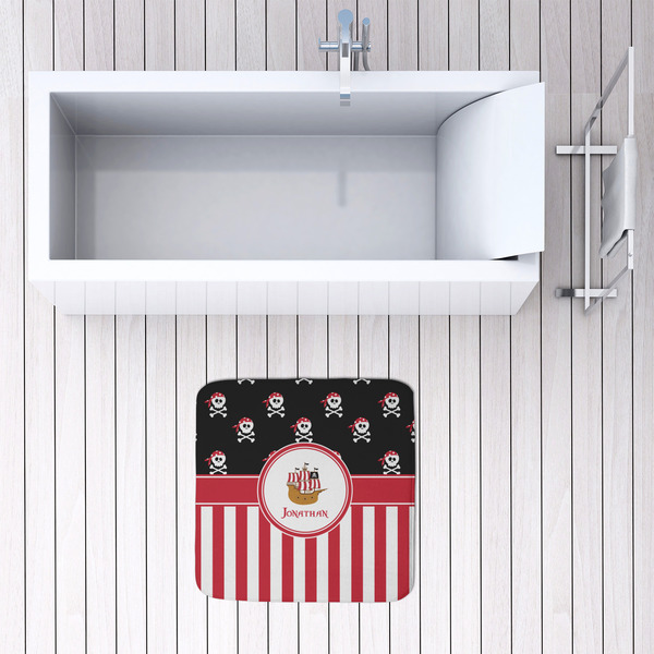 Pirate & Stripes 48x48 Foam Memory Mat - LIFESTYLE