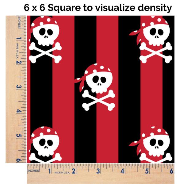 Pirate & Stripes 6x6 Swatch of Fabric