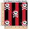 Pirate & Stripes 6x6 Swatch of Fabric