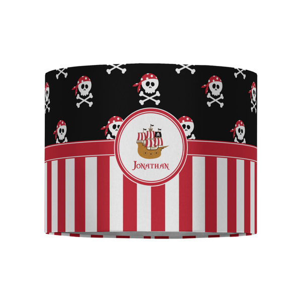 Pirate & Stripes 8" Drum Lampshade - FRONT (Fabric)