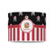Pirate & Stripes 8" Drum Lampshade - FRONT (Poly Film)