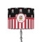 Pirate & Stripes 8" Drum Lampshade - ON STAND (Fabric)