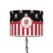 Pirate & Stripes 8" Drum Lampshade - ON STAND (Poly Film)