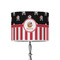 Pirate & Stripes 8" Drum Lamp Shade - Poly-film (Personalized)
