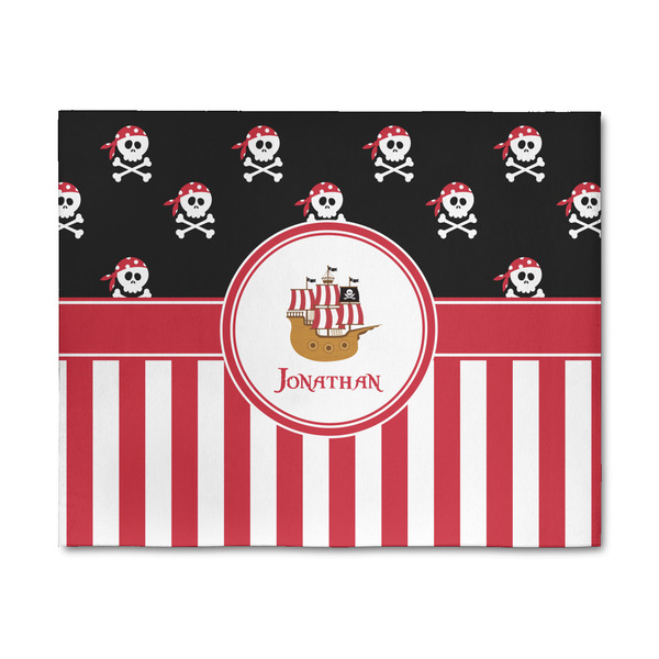 Custom Pirate & Stripes 8' x 10' Indoor Area Rug (Personalized)