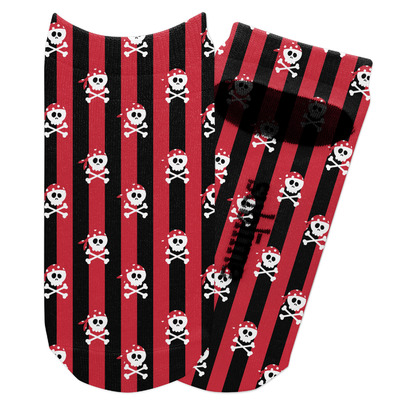 Pirate & Stripes Adult Ankle Socks (Personalized)