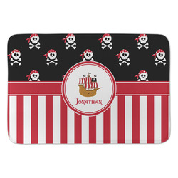 Pirate & Stripes Anti-Fatigue Kitchen Mat (Personalized)