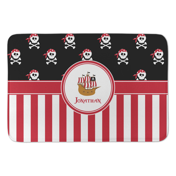Custom Pirate & Stripes Anti-Fatigue Kitchen Mat (Personalized)