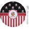 Pirate & Stripes Appetizer / Dessert Plate