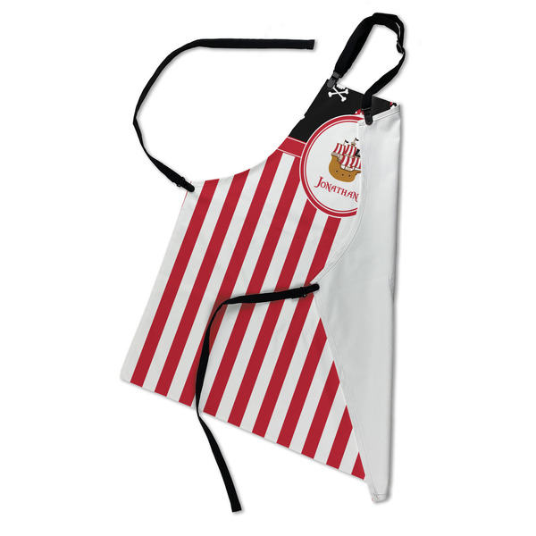 Pirate & Stripes Apron - Folded