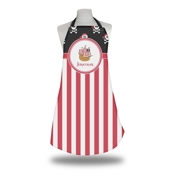 Pirate & Stripes Apron on Mannequin