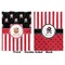 Pirate & Stripes Baby Blanket (Double Sided - Printed Front and Back)