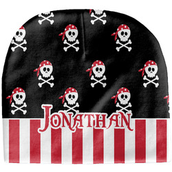 Pirate & Stripes Baby Hat (Beanie) (Personalized)