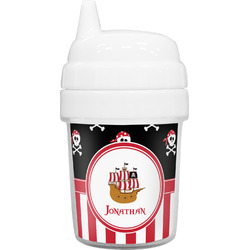 Pirate & Stripes Baby Sippy Cup (Personalized)