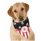Pirate & Stripes Dog Bandana Scarf w/ Name or Text