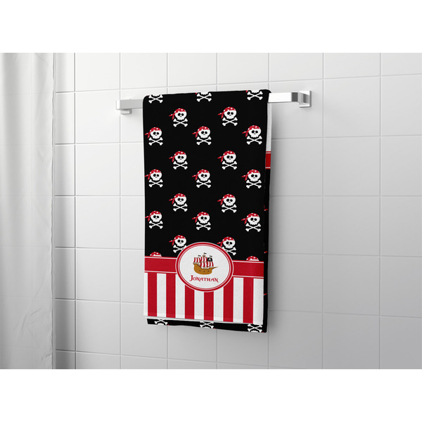 Pirate & Stripes Bath Towel - LIFESTYLE