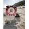 Pirate & Stripes Beach Spiker white on beach with sand