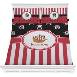 Pirate & Stripes Comforter Set - Full / Queen (Personalized)