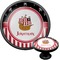 Pirate & Stripes Black Custom Cabinet Knob (Front and Side)