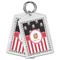 Pirate & Stripes Bling Keychain - MAIN